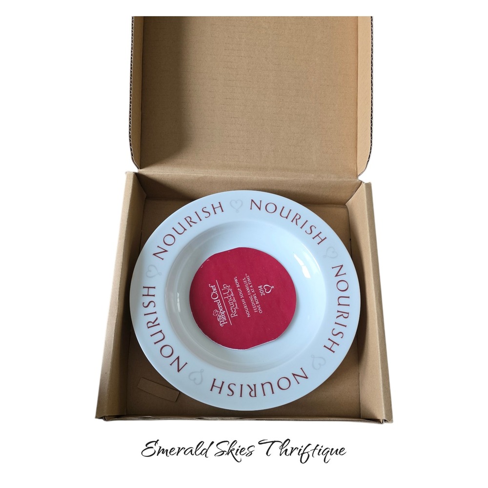 Pampered Chef Round Up Nourish Soup Bowl #2949 New In Box free‎ shipping